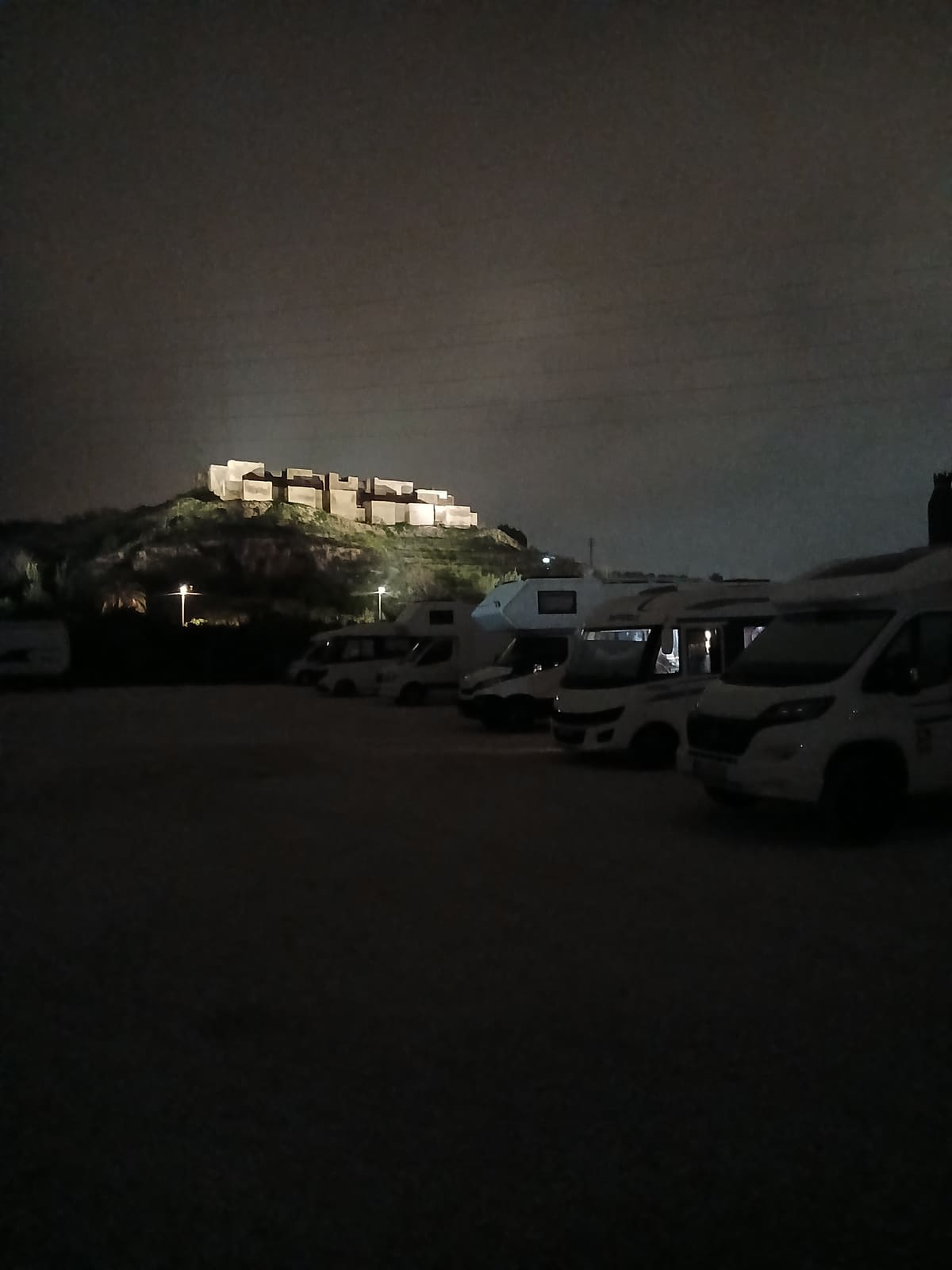 Vistas nocturnas desde el área